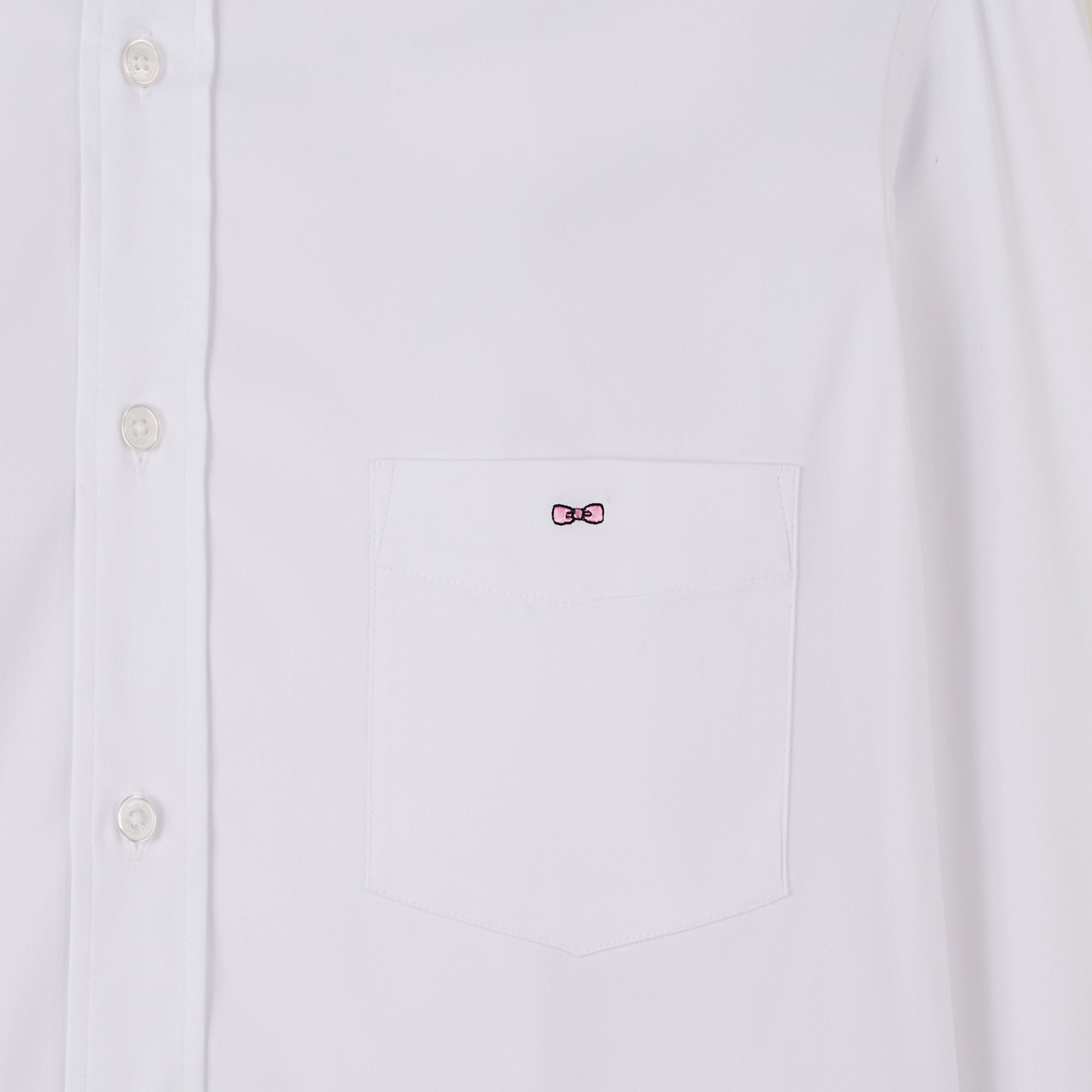Chemise unie slim fit blanc Eden Park