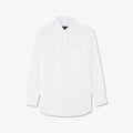 Chemisier blanc uni en popeline