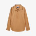 Chemisier beige uni