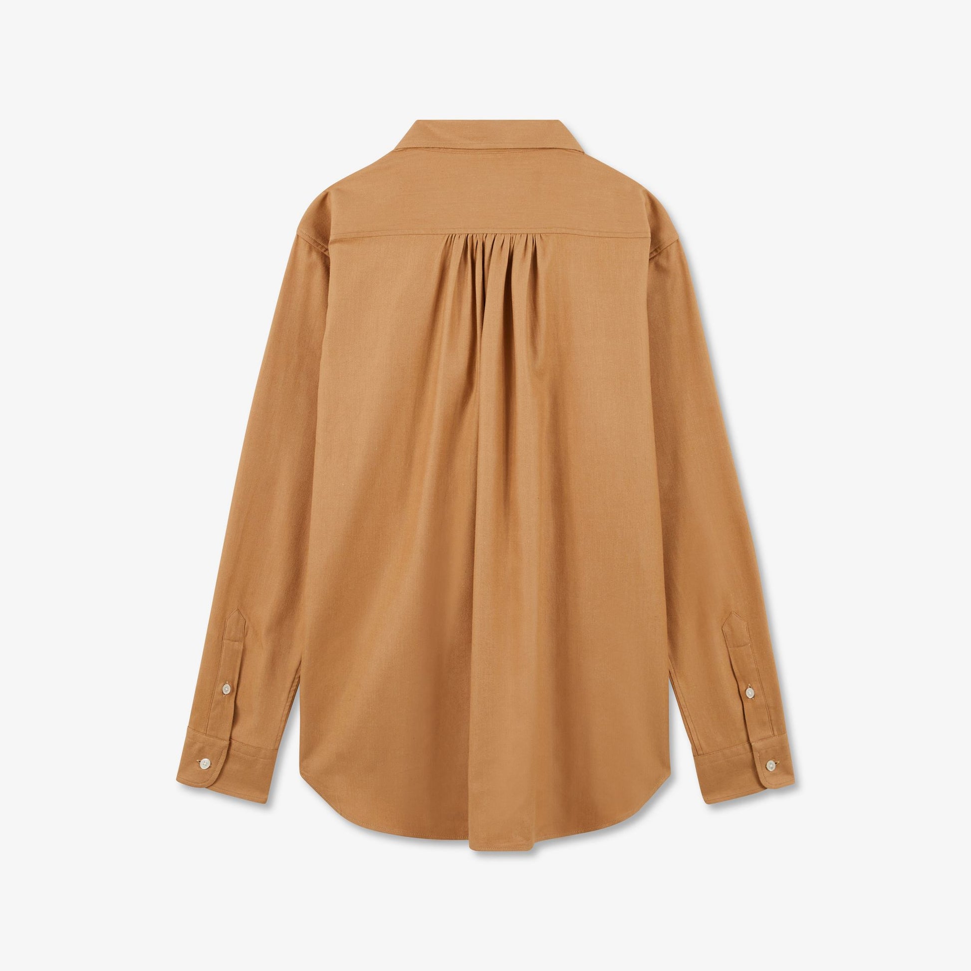 Chemisier beige uni