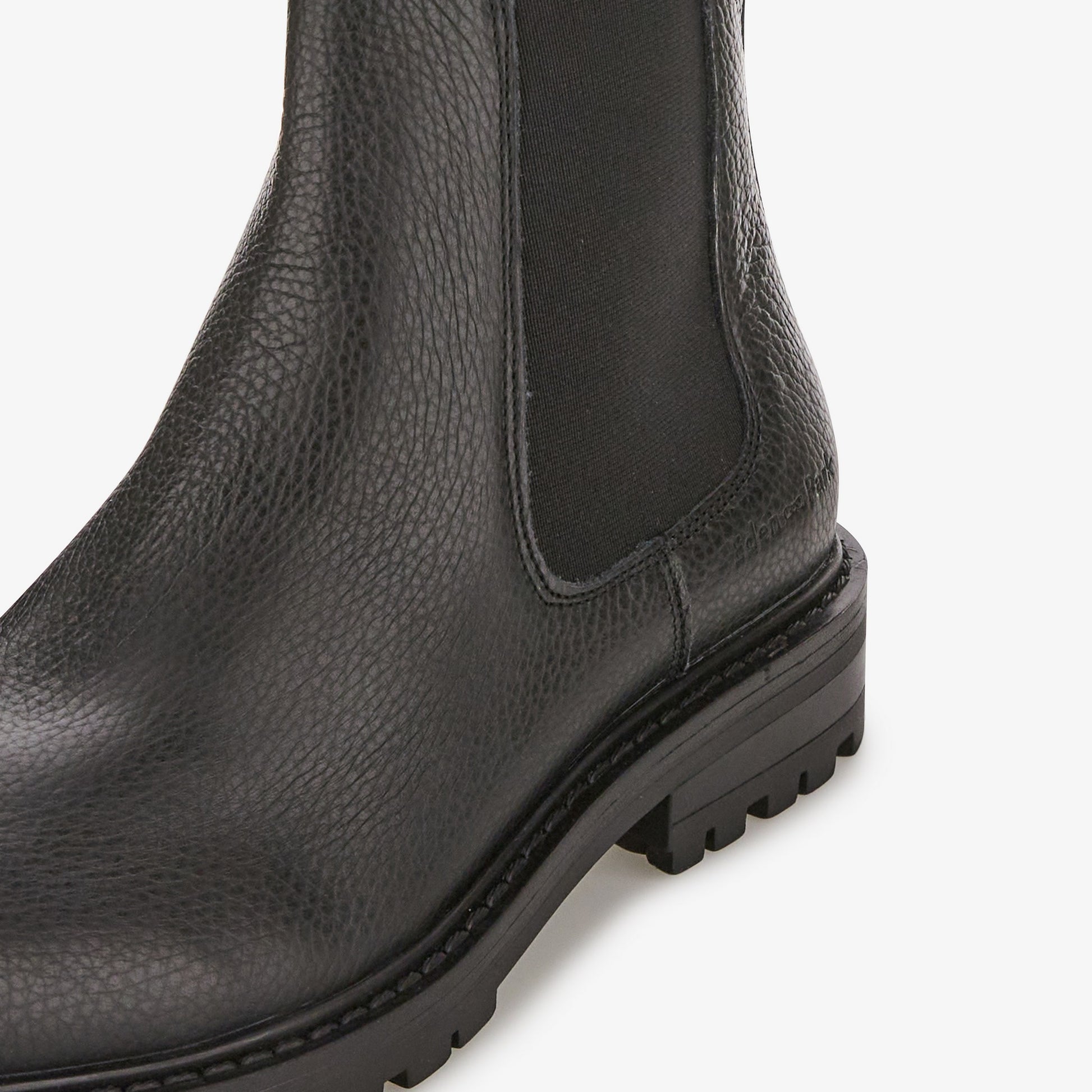 Boots chelsea noires en cuir
