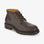 Derbies marrons en cuir grainé