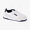 Baskets tricolores en cuir