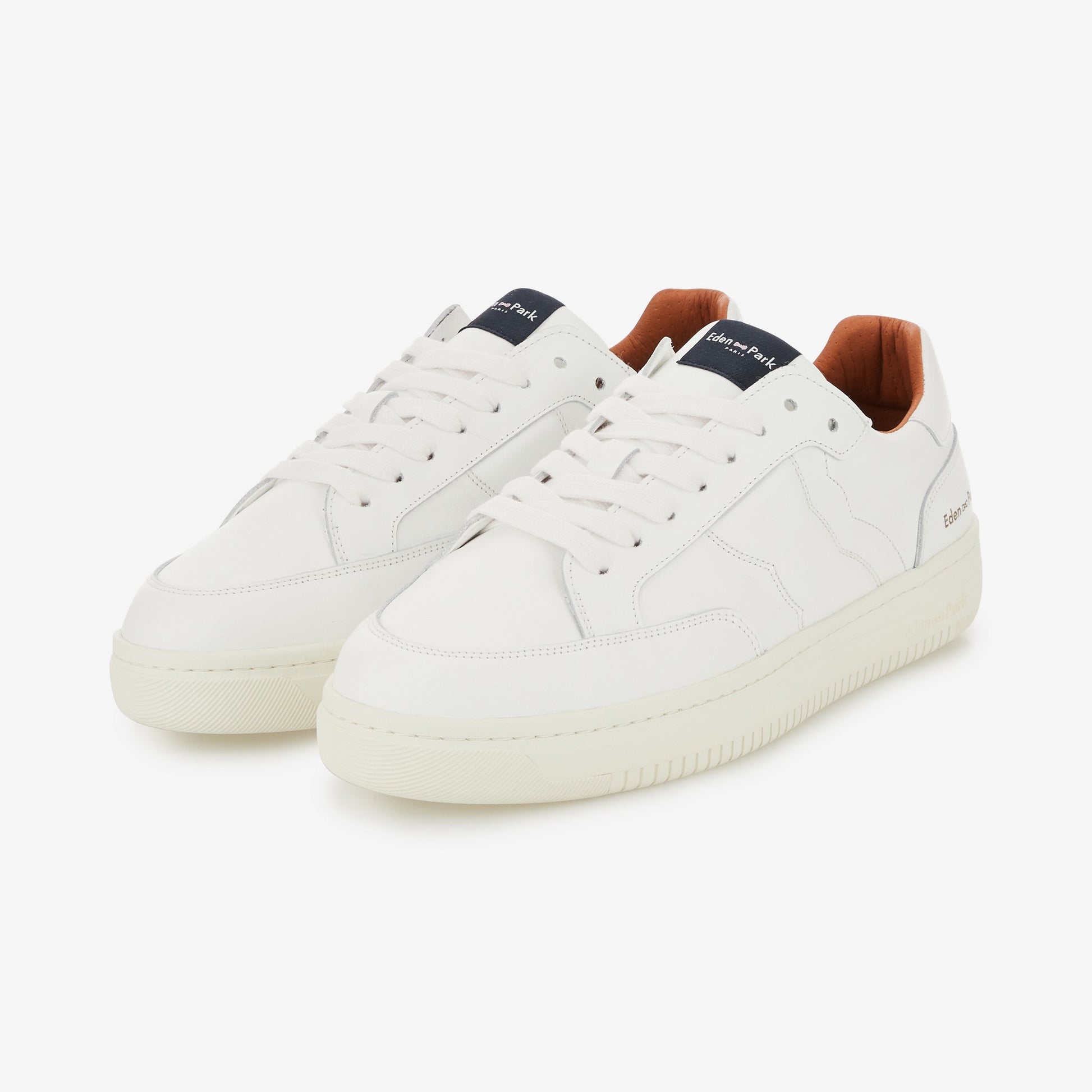 Basket Homme Sneakers NY 90's En Cuir Tendance Fashion Collection 2023 -  Blanc