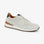 Baskets blanches tricolores en cuir