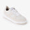 Tennis en cuir suédé écru
