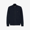 Cardigan bleu marine zippé
