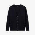 Cardigan bleu marine uni