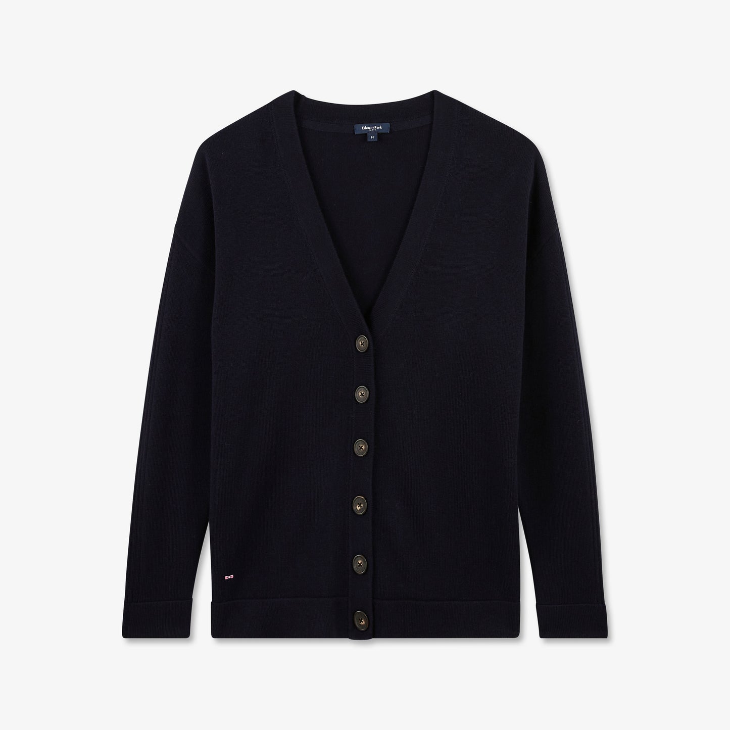 Cardigan bleu marine uni
