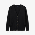 Cardigan noir uni