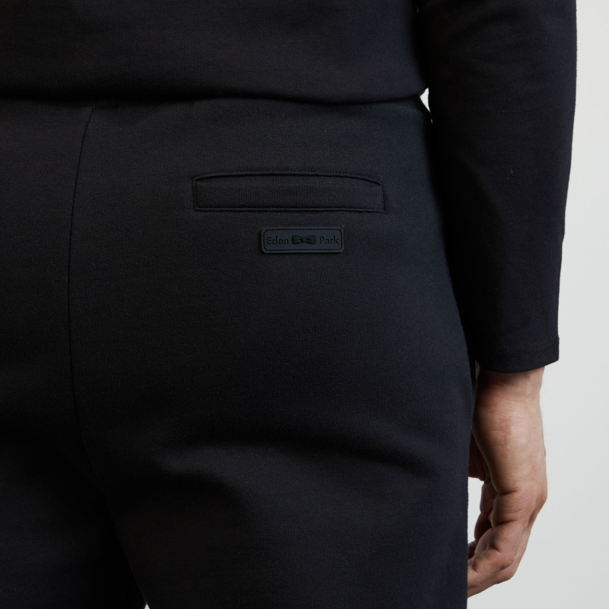 Pantalon de jogging noir uni Eden Park