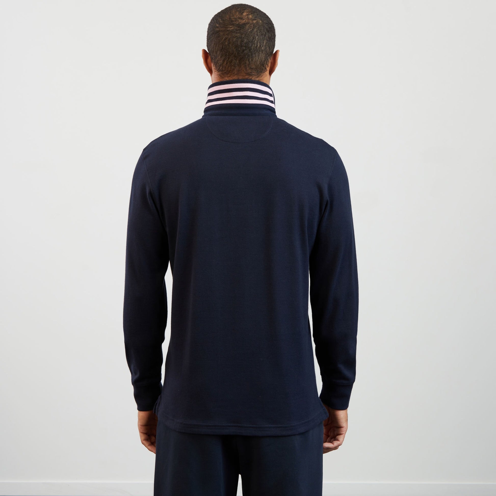 Maillot bleu marine manches longues