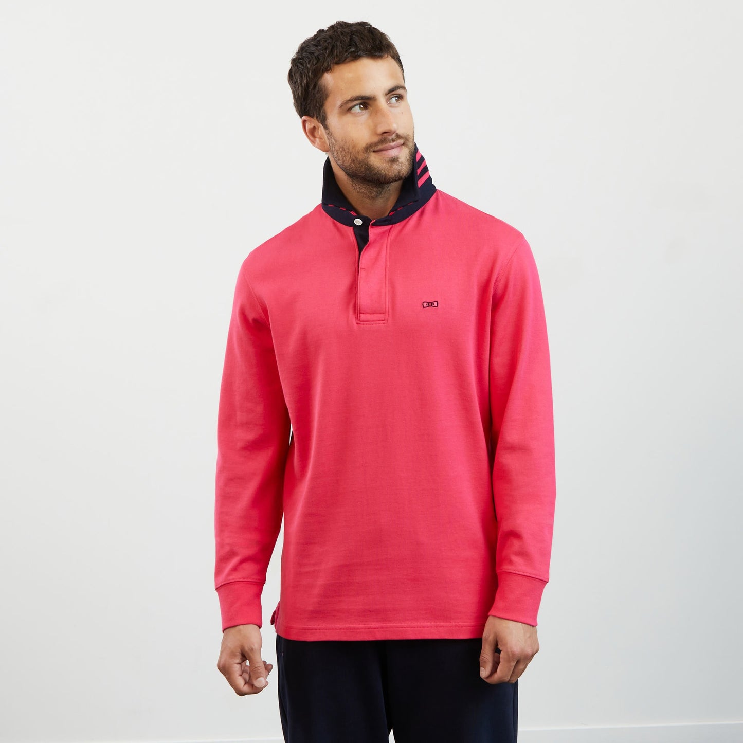Maillot rose manches longues