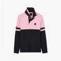 Maillot bleu foncé colorblock manches longues