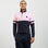 Maillot bleu foncé colorblock manches longues