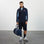 Maillot bleu marine colorblock manches longues