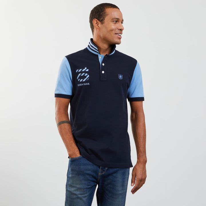Polo Homme Made in CNES bleu marine