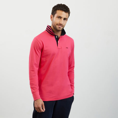 Polo rose manches longues - Image 3