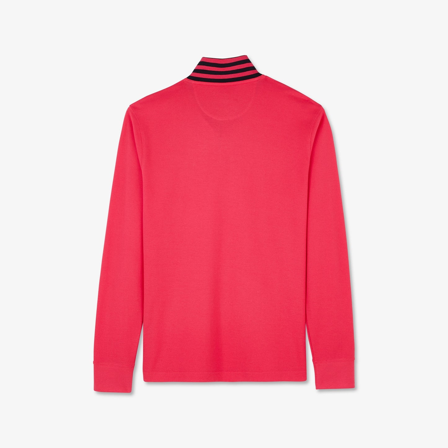 Polo rose manches longues