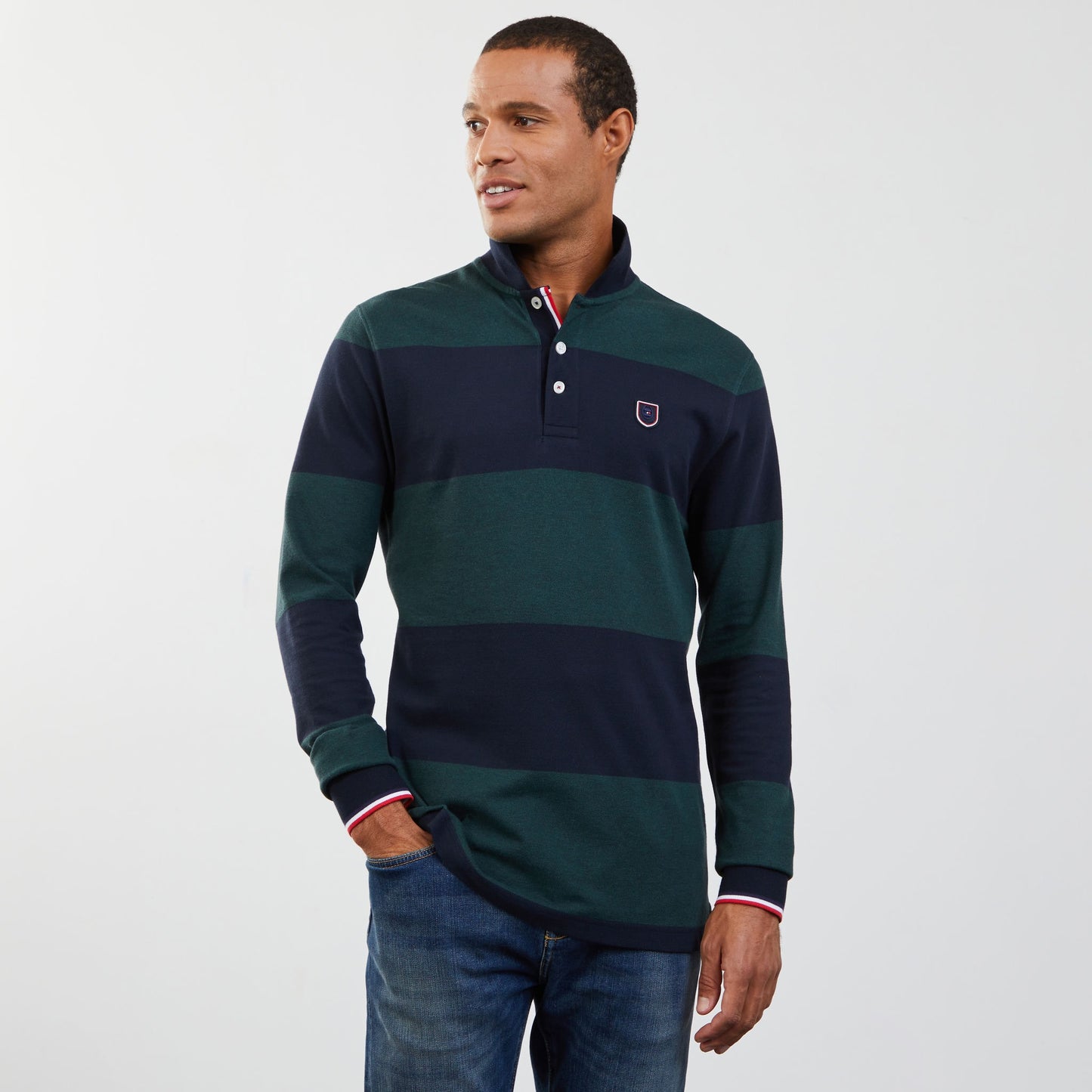 POLO MANCHES LONGUES SPORTSWEAR VERT Taille XL