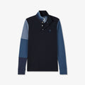 Polo colorblock manches longues