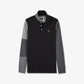 Polo colorblock manches longues