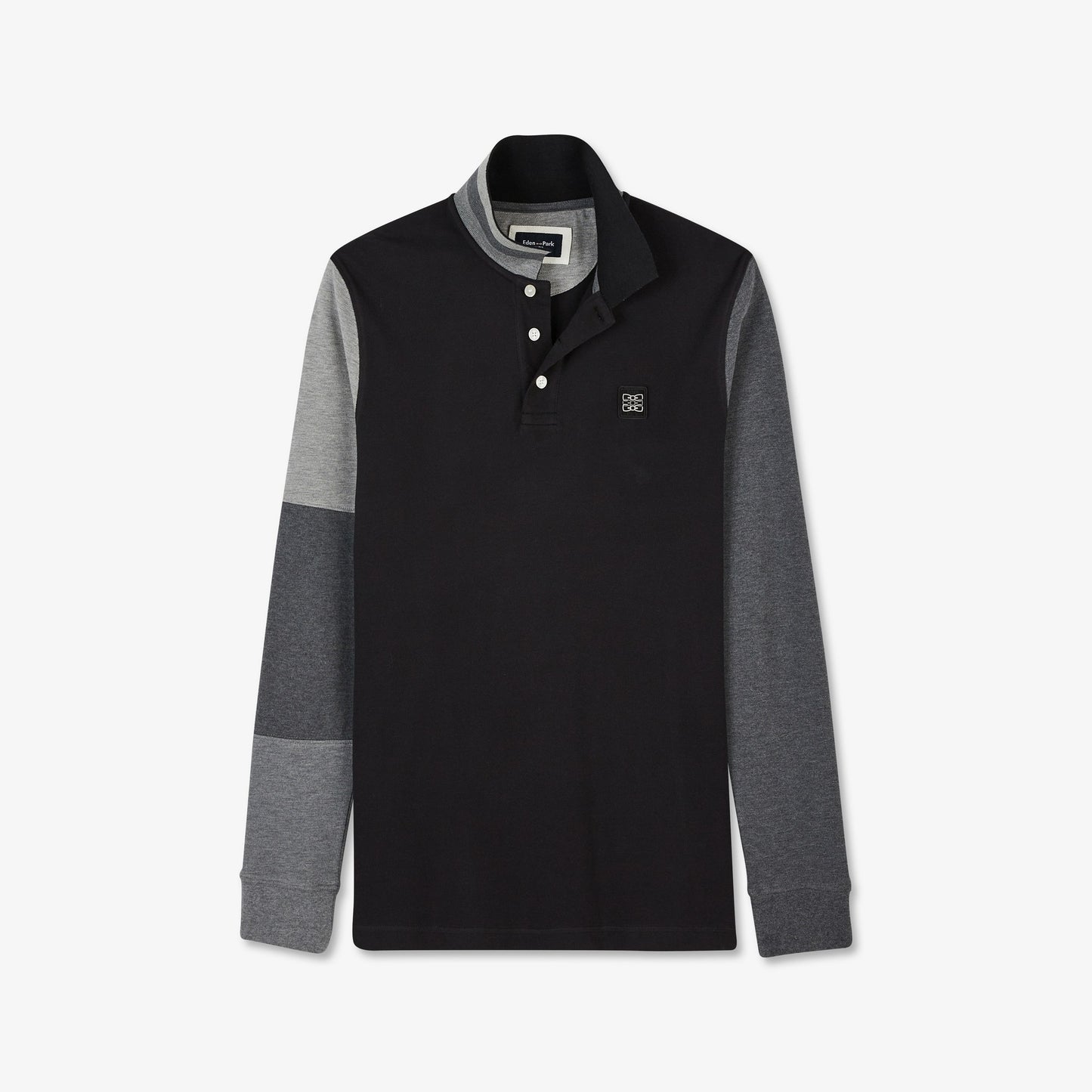 Polo colorblock manches longues