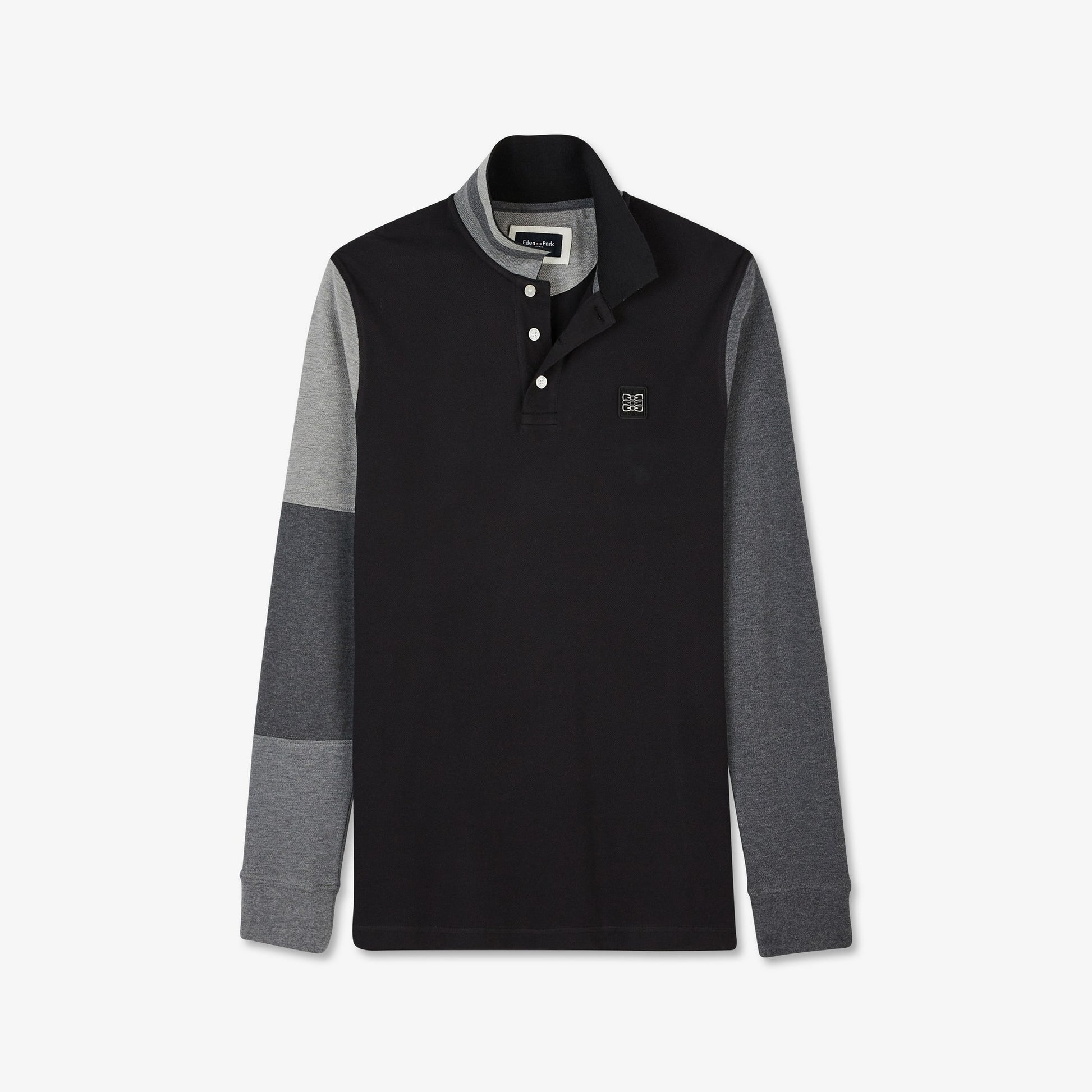 Polo colorblock manches longues