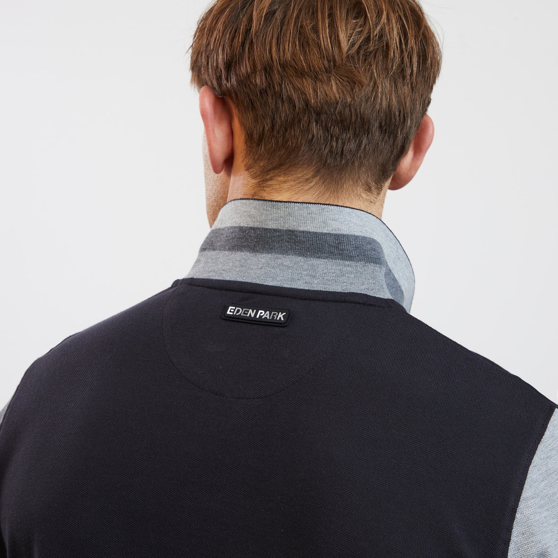 Polo colorblock manches longues