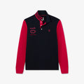 Polo colorblock manches longues