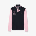 Polo colorblock manches longues