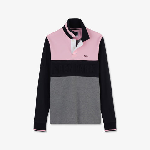Polo rose colorblock relief Eden Park - Image 2