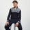 Polo gris colorblock manches longues