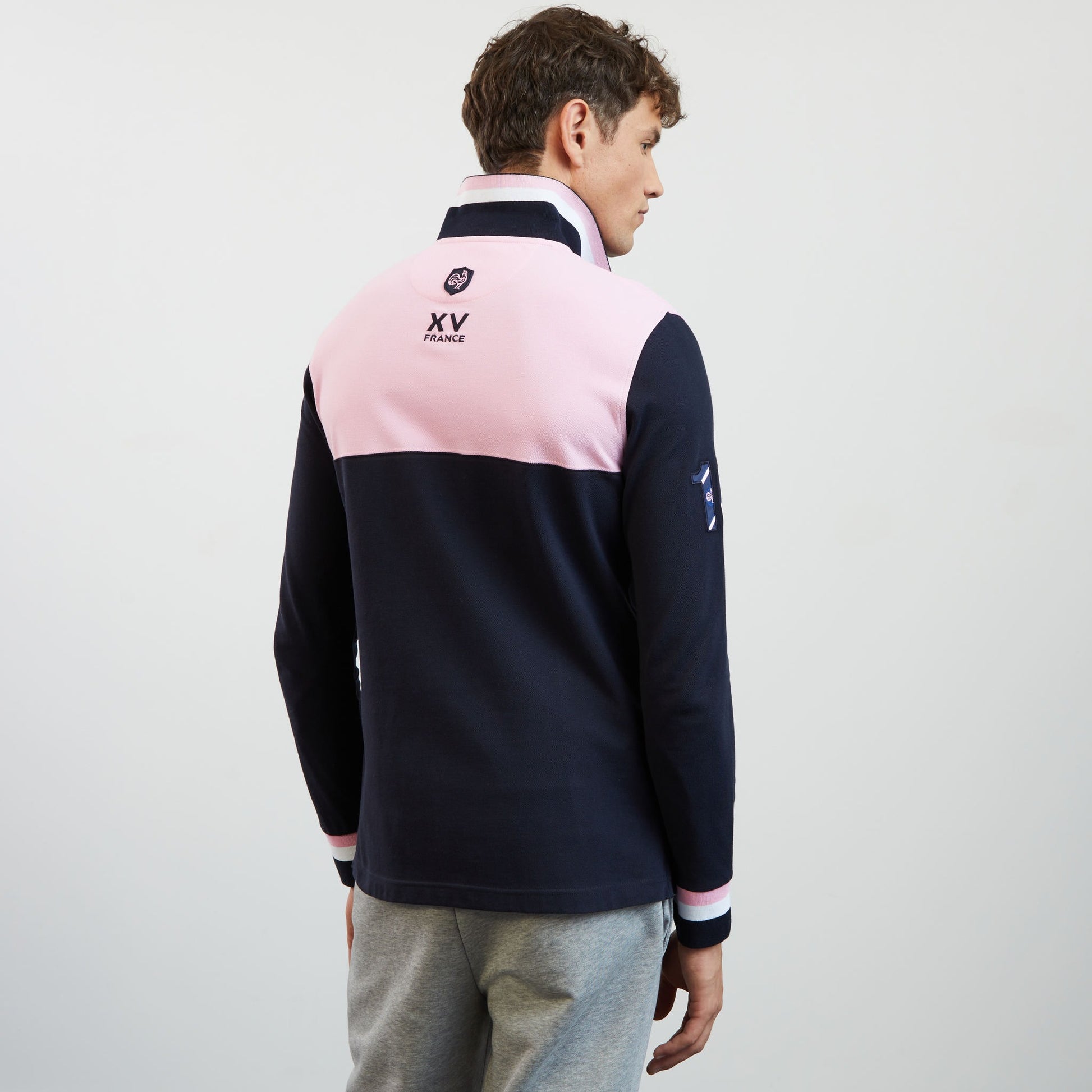 Polo colorblock Eden Park rose pour homme I Gorgespaul – Georgespaul