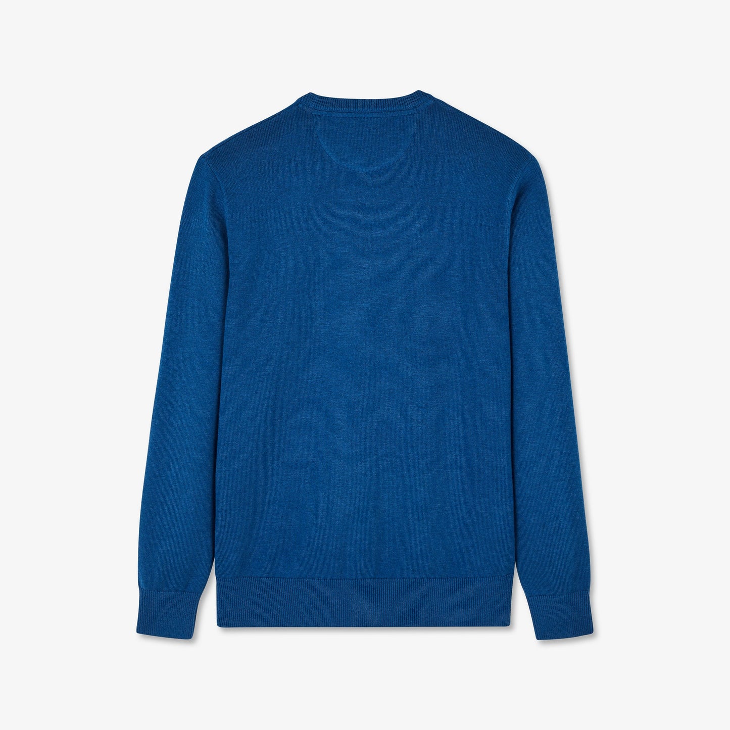Pull bleu en laine mélangée