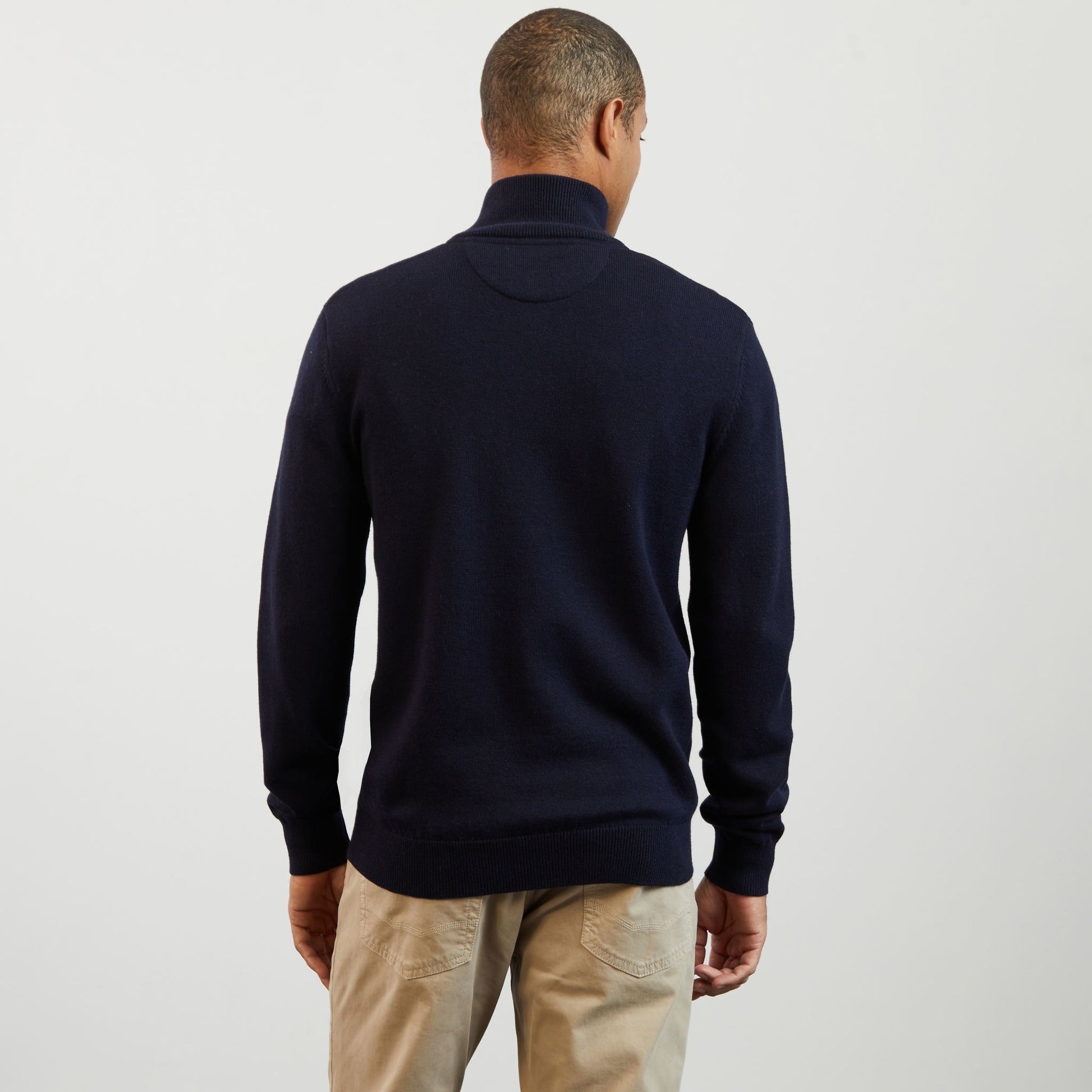 Pulls Homme | Pull gris camionneur en coton color-block Marine Ep (Blf) |  Eden Park - Nicola Horsfall