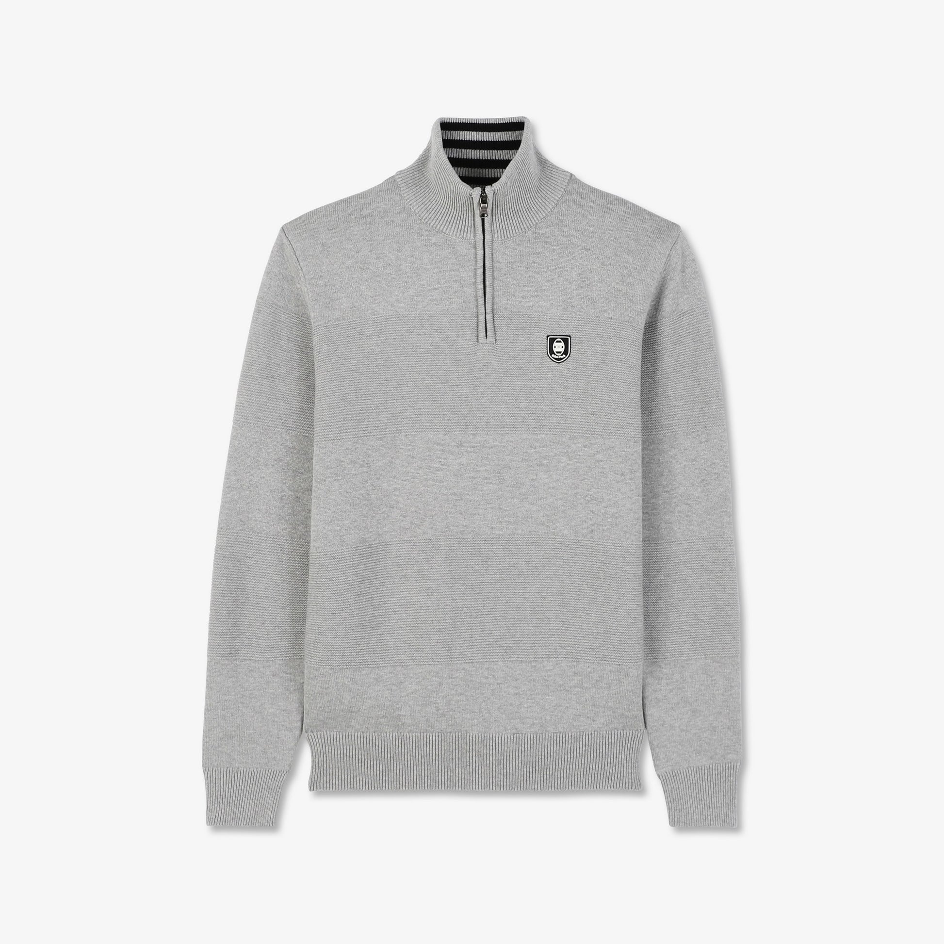 pull col 1/4 zip pour homme