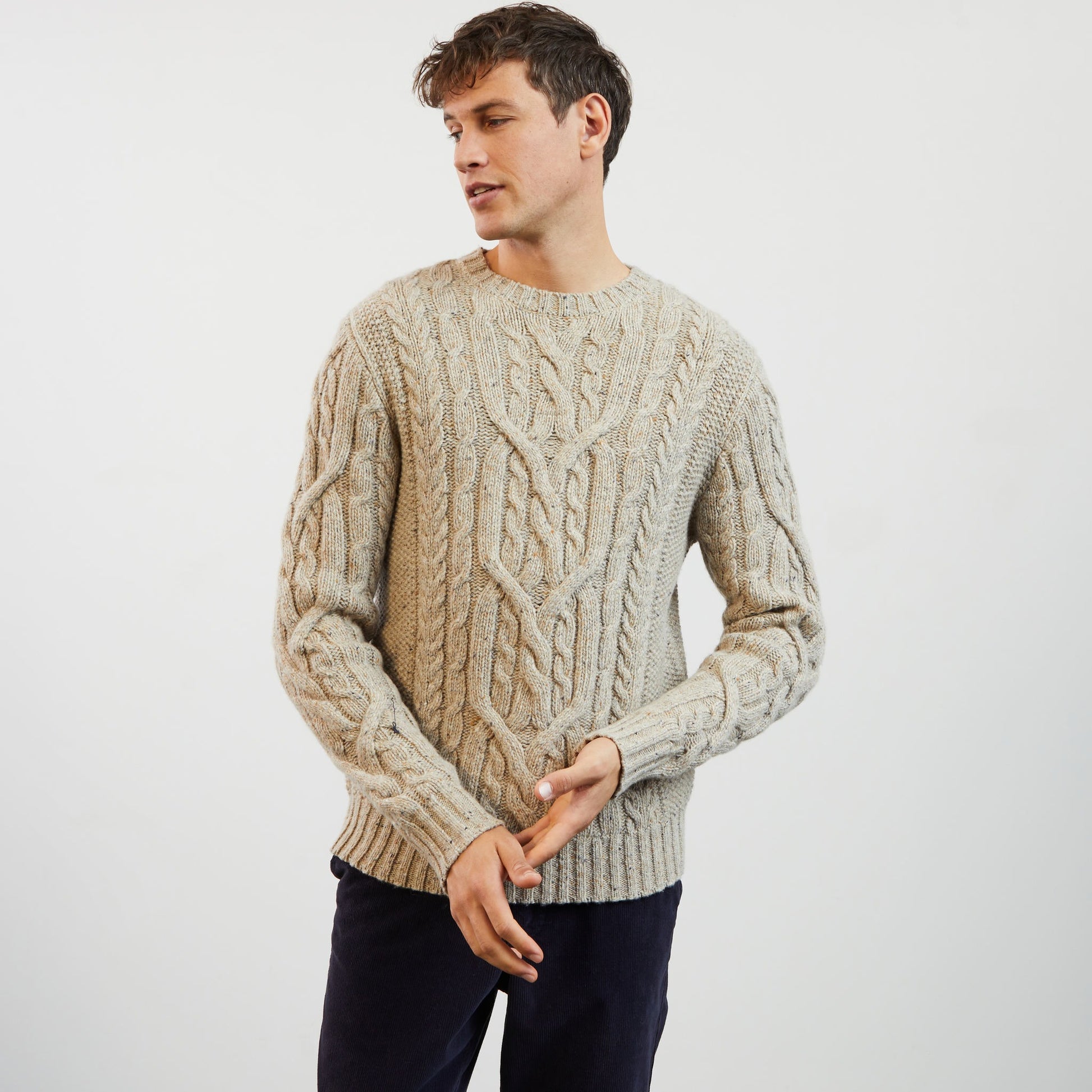 Pull en online maille torsadée