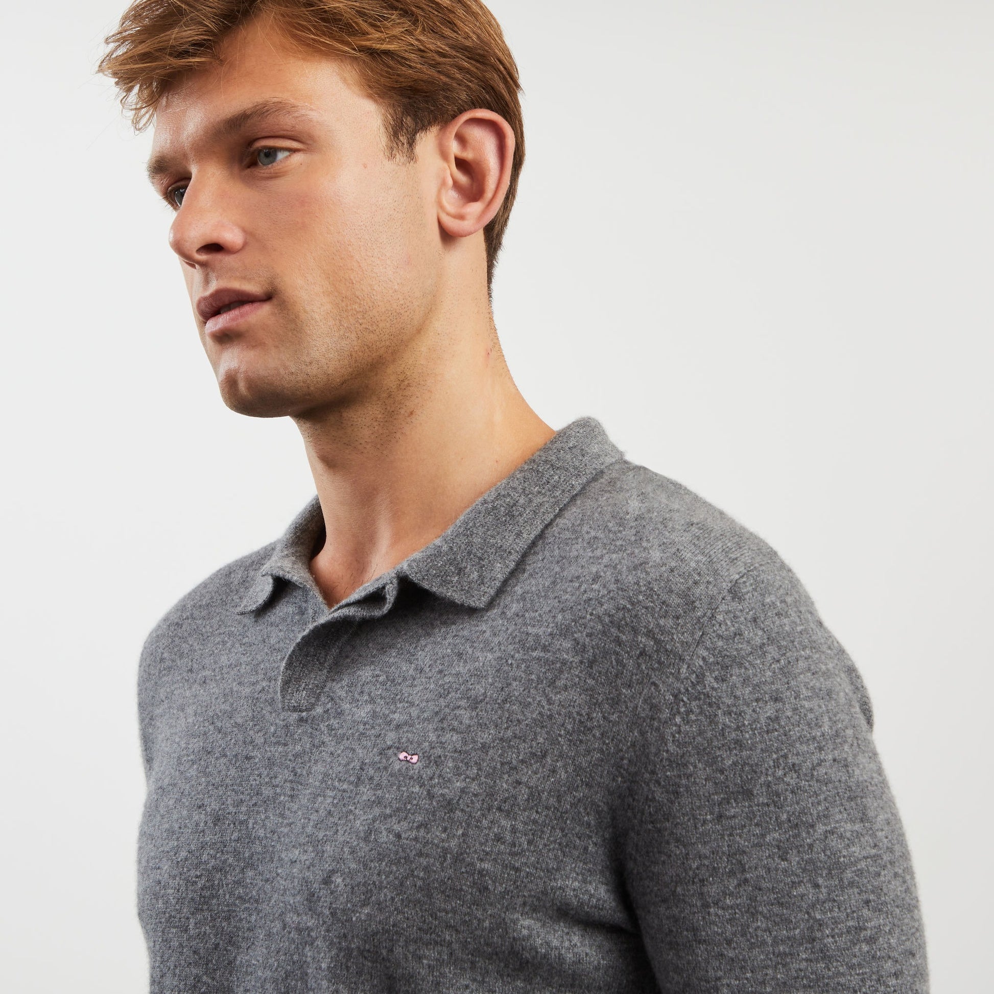 Pull online gris cachemire
