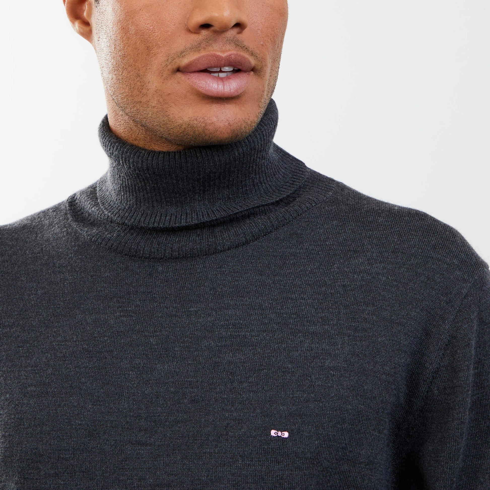 Pull gris outlet en laine