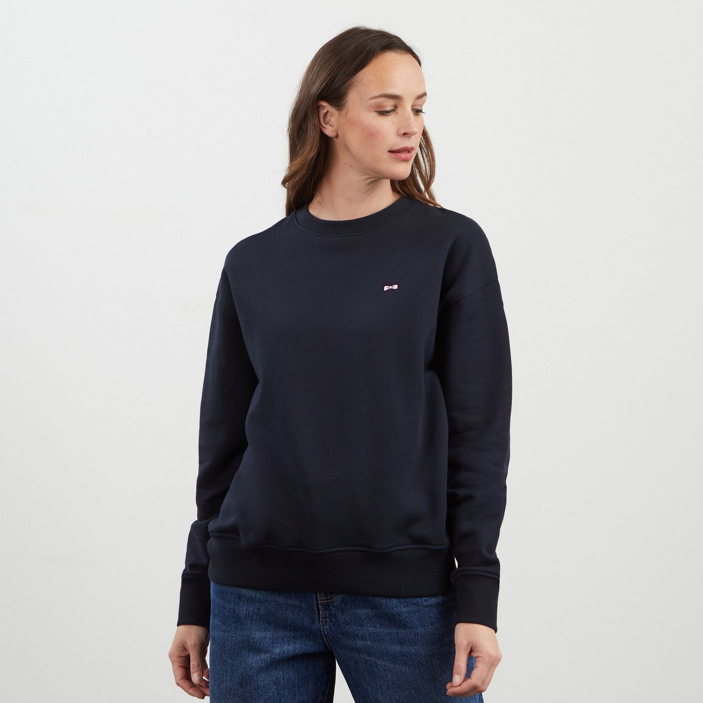 Sweat bleu foncé uni