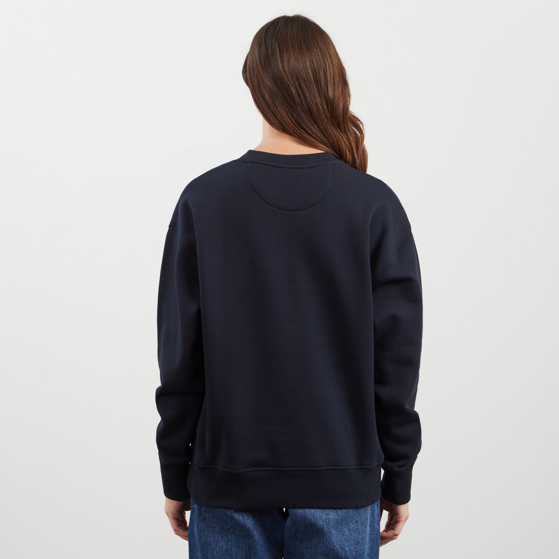 Sweat bleu foncé uni