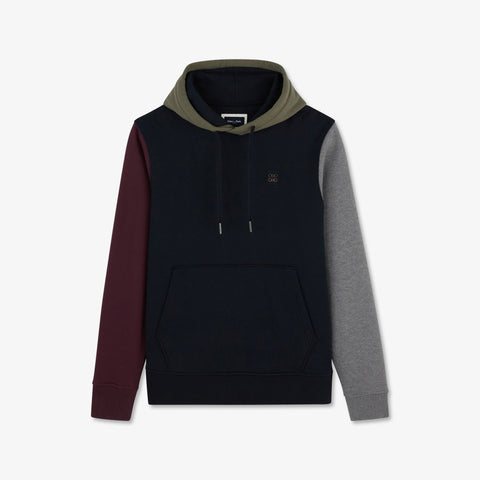 Sweat bleu marine colorblock - Image 2
