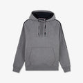 Sweat gris à capuche détails Eden Park flockés