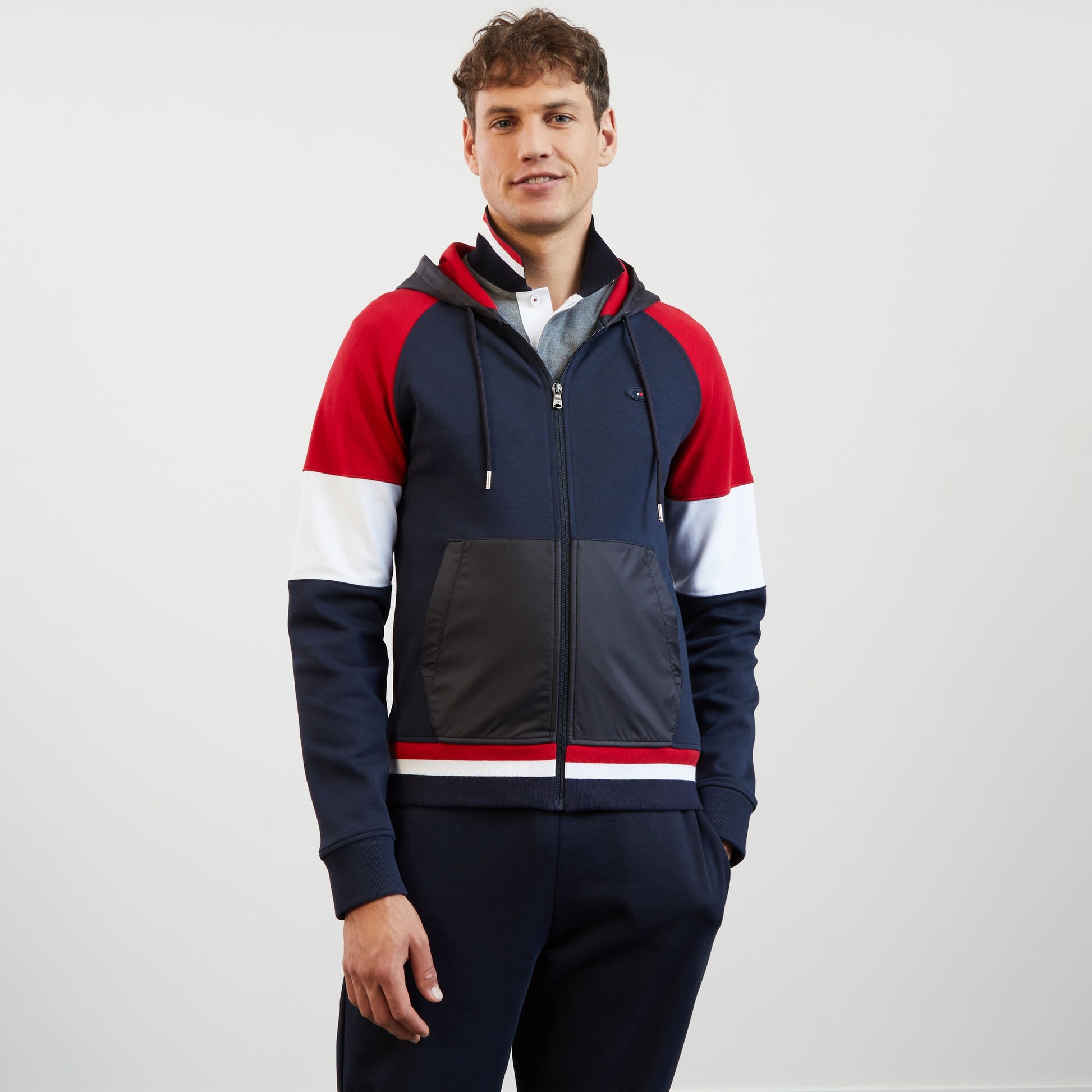 Sweat rouge on sale capuche