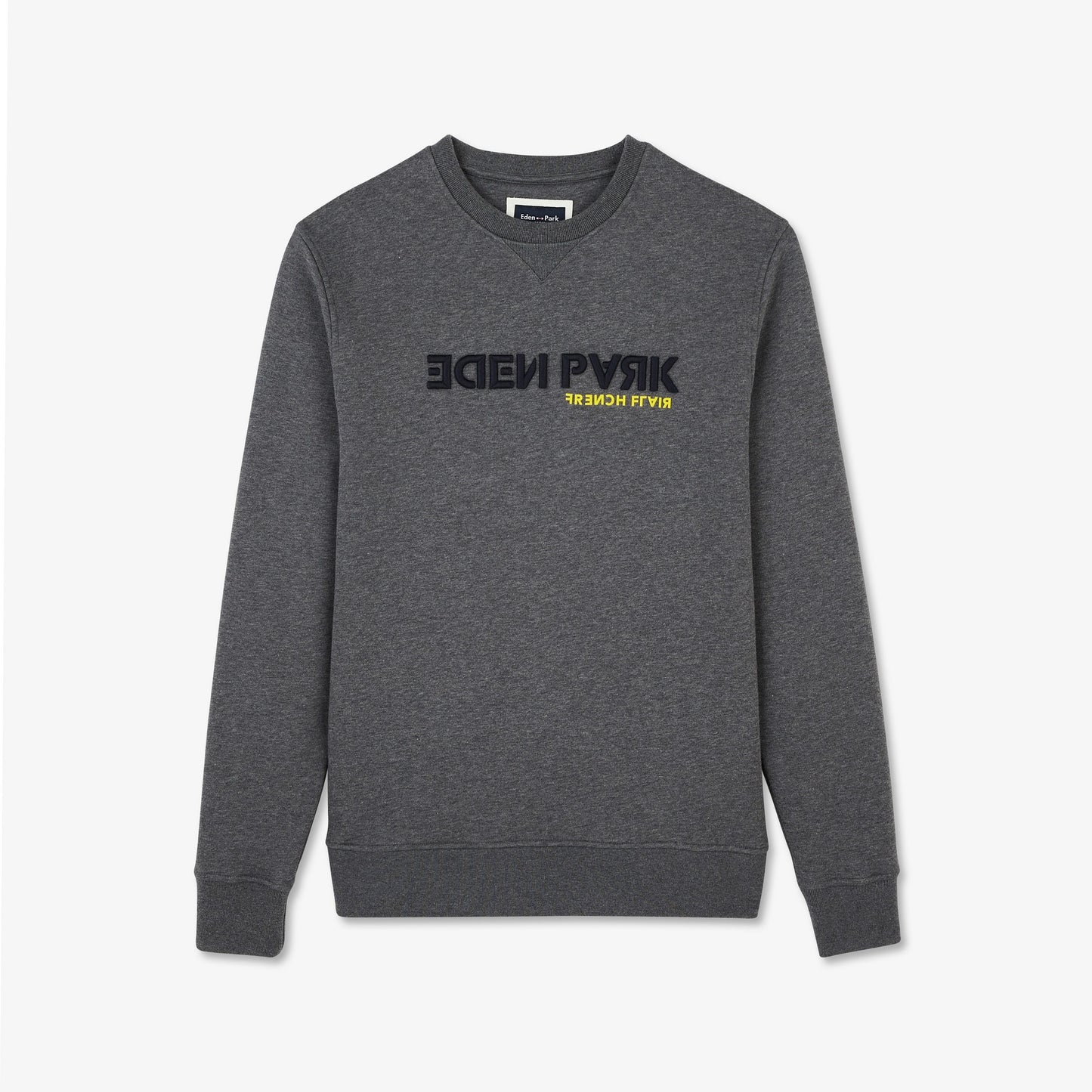 Sweat gris col rond