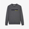 Sweat gris col rond