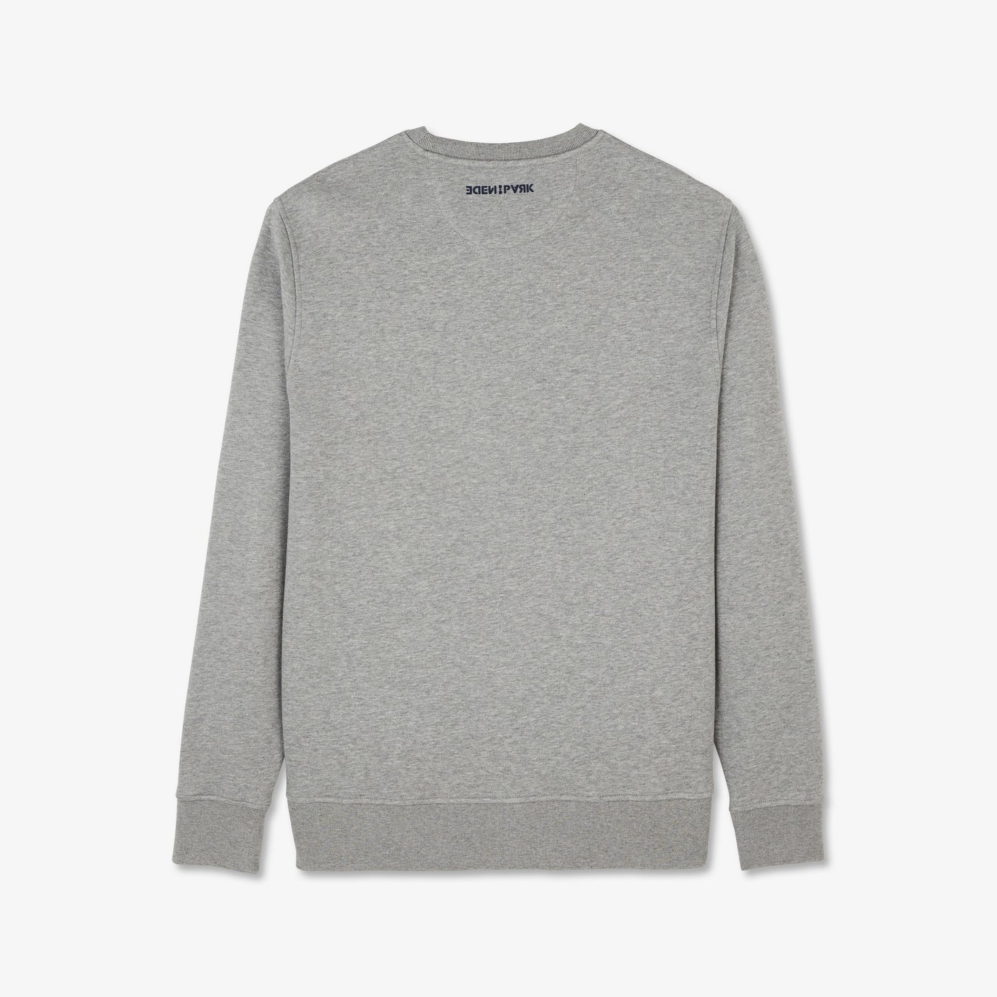 Light grey sweatshirt with embossed Eden Park embroidery