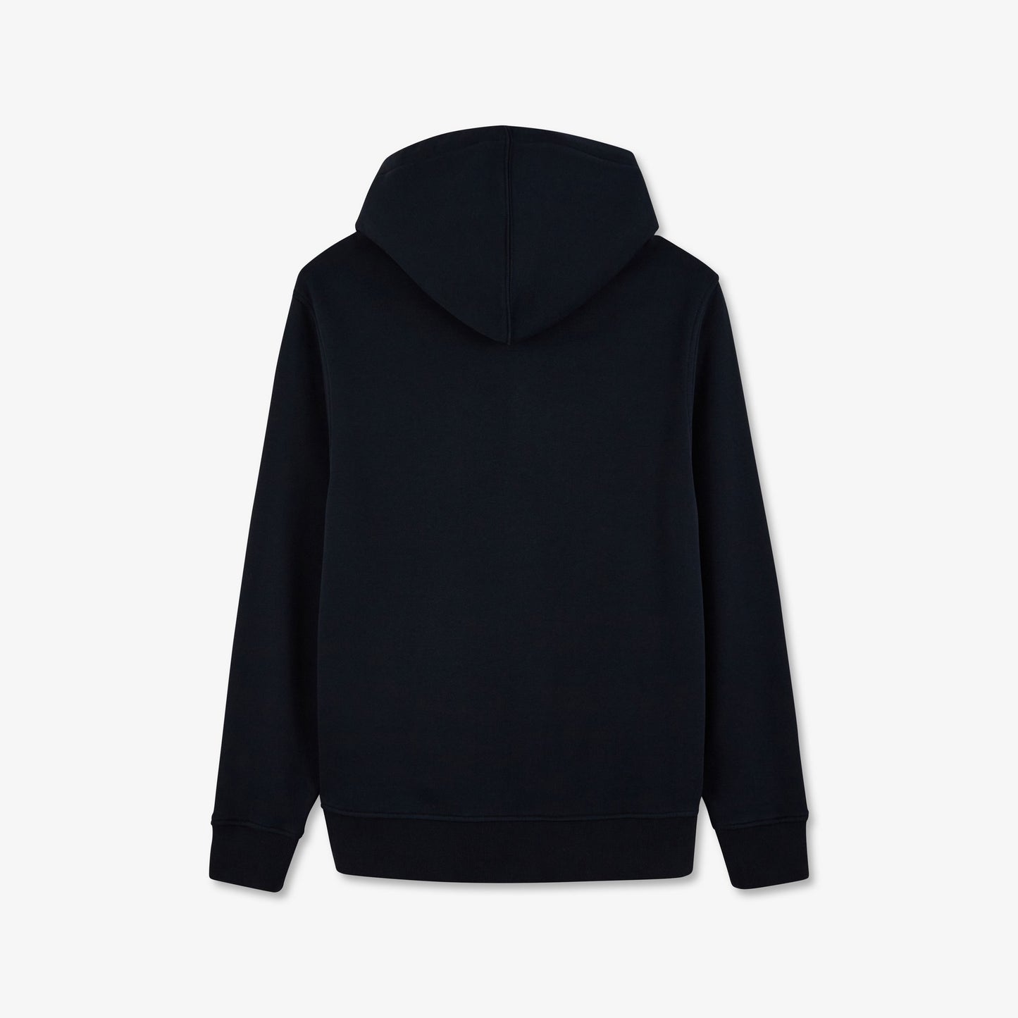 Sweat bleu foncé zippé à capuche