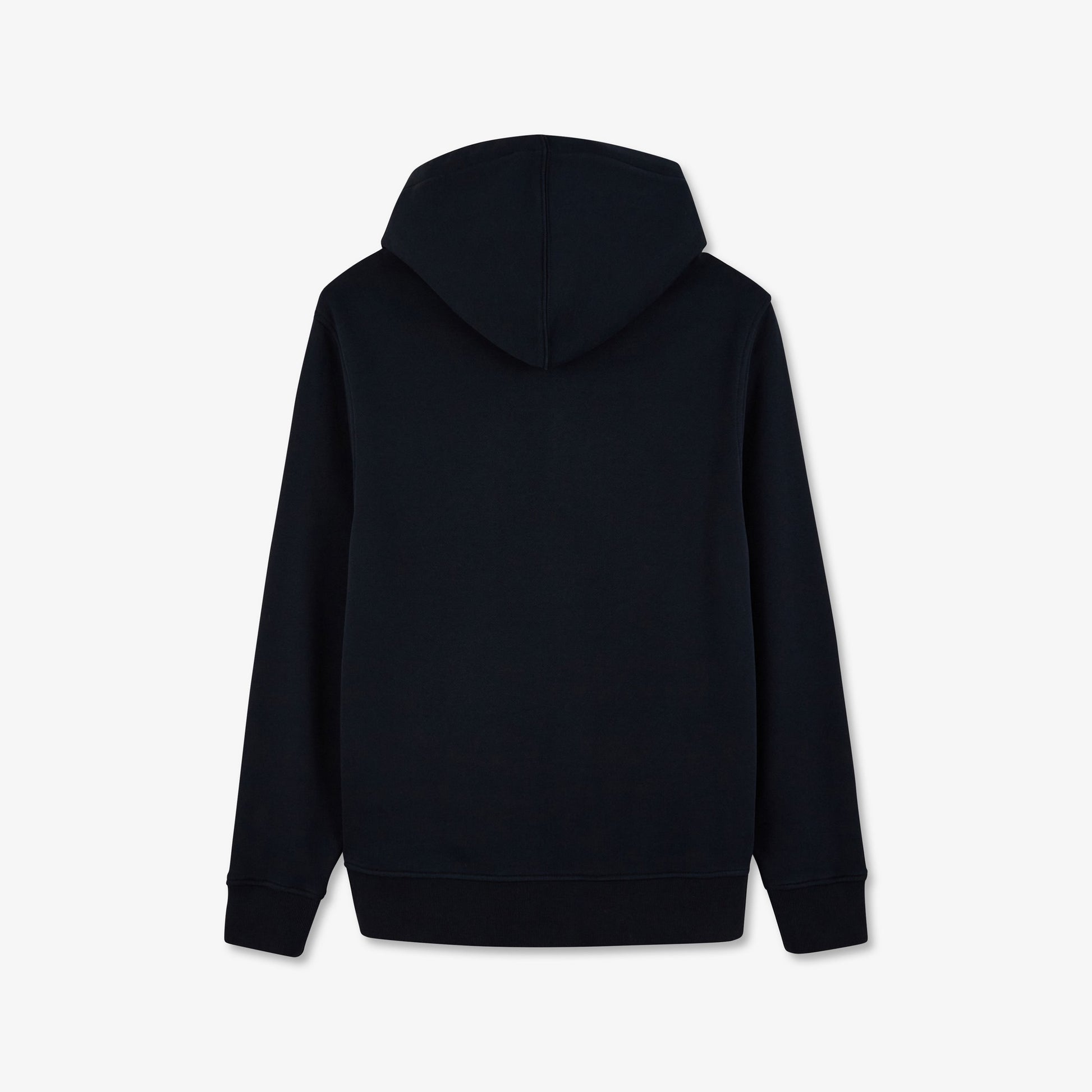 Sweat bleu foncé zippé à capuche